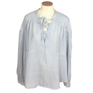 North End (Boutique) Oversized Striped Top Size S